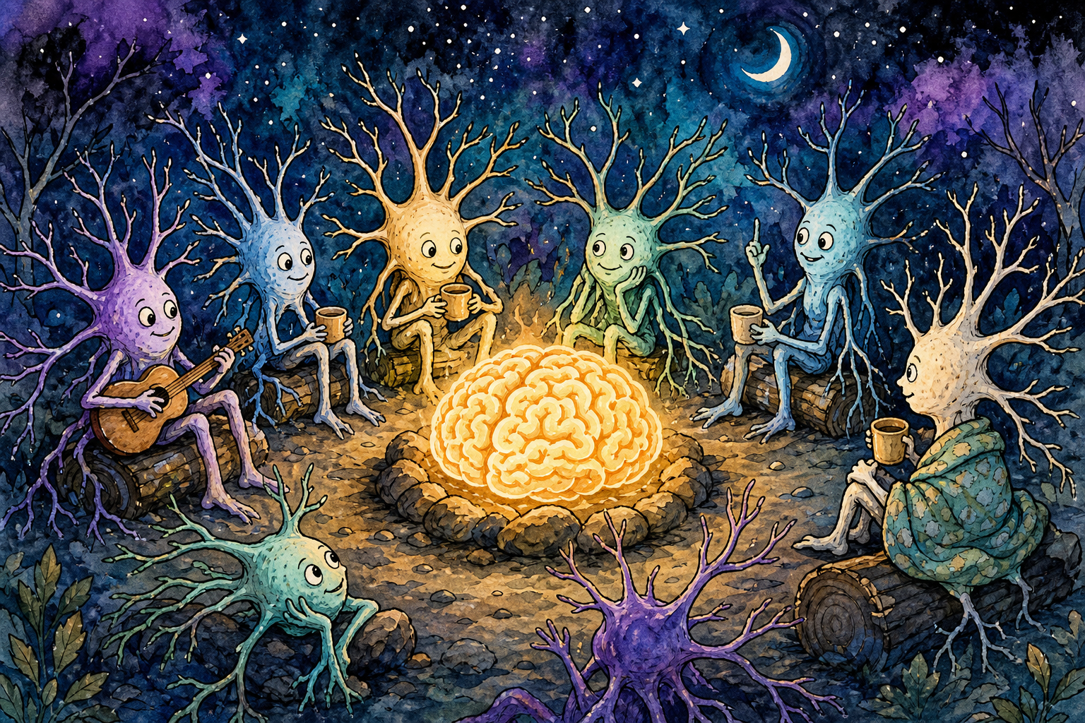 Neuronales Lagerfeuer