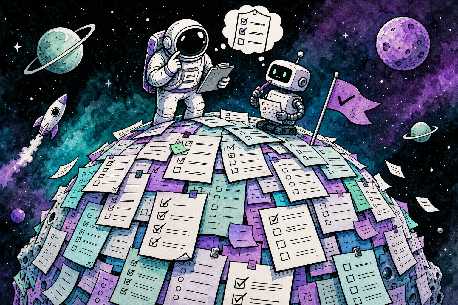Planet der To-do-Listen